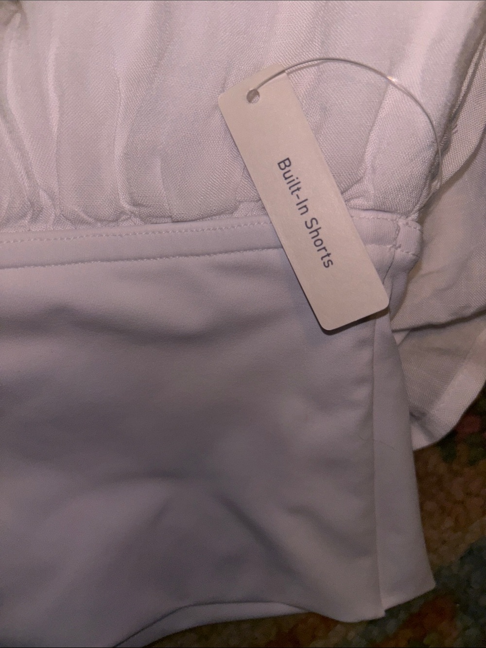 Hollister Foldover Waist Tiered Mini Skort - Picture 7 of 7